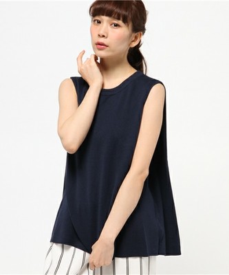 Ray BEAMS / サイド タック ノースリーブ プルオーバー