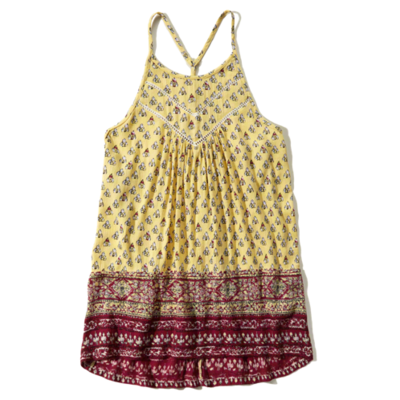 Boho Patterned Tunic Cami