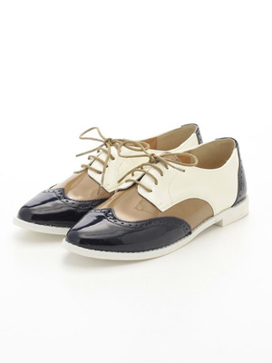 ウィングチップオックスフォードシューズ