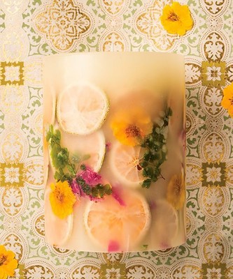 RosyRings ボタニカルキャンドル ラウンド