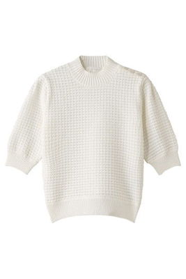 ワッフルニットプルオーバー