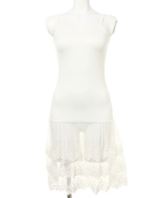 天竺×レース　キャミソール