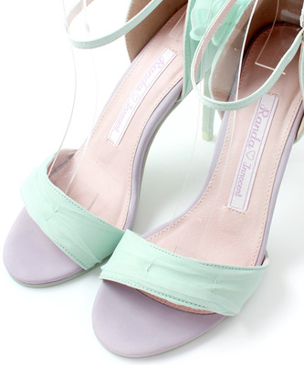 オーガンジーリボンサンダル/DS4162/RANDA/Y