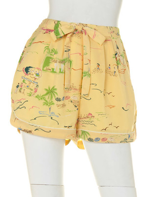 Lily Brown (リリーブラウン)  パジャマ風ショートパンツ