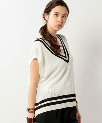 UAG/K TE/R ケーブル ノースリーブ ニット