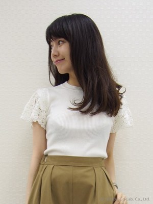 袖かぎ針プルオーバー