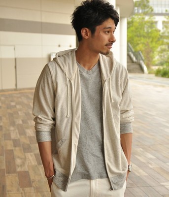 LE JUN ランダムパイルパーカー