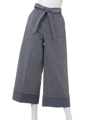 [Balcony and Bed]ジンバブエデニムワイドパンツ