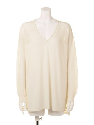 [Balcony and Bed]メッシュ編みプルオーバー