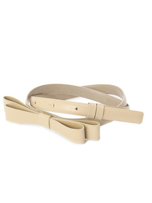 牛革リボンベルト