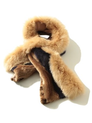 [Balcony and Bed]フェイクファーストール