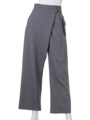 [Balcony and Bed]ウールトロワイドパンツ