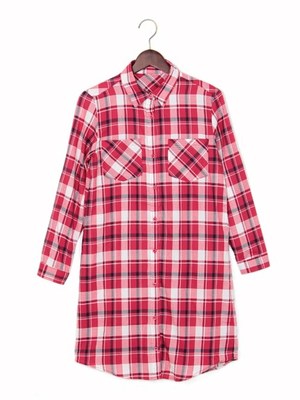 チェック柄ロング/SH