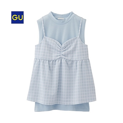 プリントビスチェレイヤードＴ