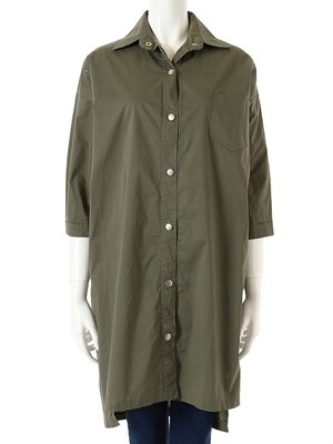 【Edit Sheen】ミリタリーロングシャツ