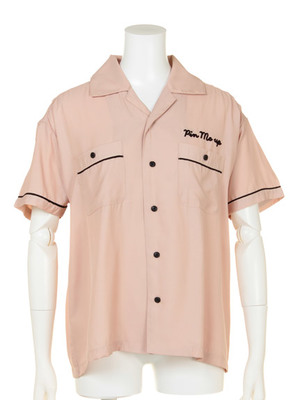 【MEN｀S LIKE】ロゴボウリングSH