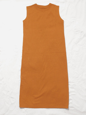 コットンIニットワンピ