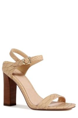 カットアウト ヒールサンダル