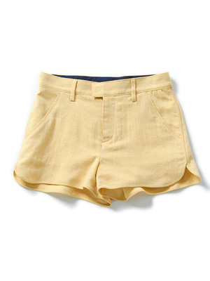 コットンリネンショートパンツ
