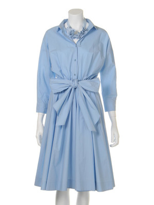 FRAY I.D (フレイアイディー)  ネックレス付きシャツワンピース