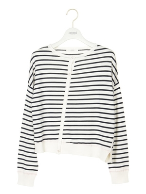  【emmi atelier】コットンシルクカーディガン