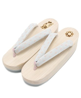 ふりふ 焼印下駄