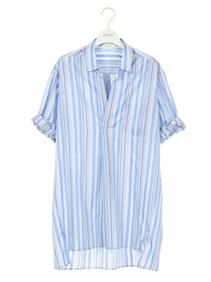 【emmi atelier】ボックスルーズシャツワンピ―ス