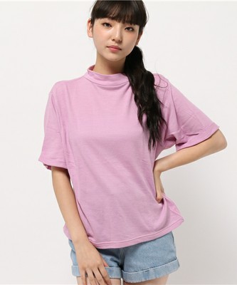 Kastane】5分袖ハイネックプルオーバー