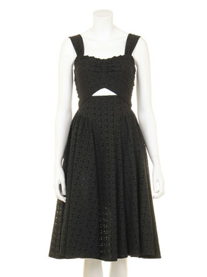 snidel コットンレースワンピース