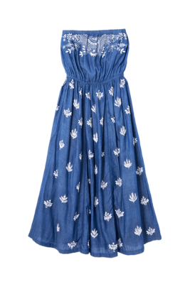 Embrodidery Bare Maxidress