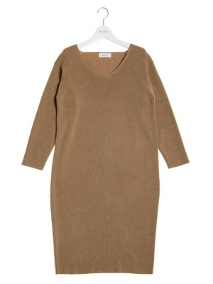 Vネックミディアムワンピース
