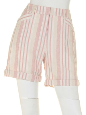 Lily Brown (リリーブラウン)  [L.B DAILY STOCK]ストライプバミューダパンツ