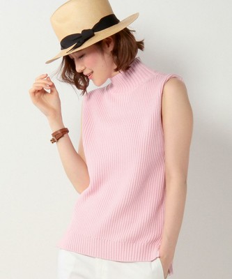 UNITED ARROWS WOMENS <Marilyn Moon(マリリンムーン)>リブハイネックノースリーブ†