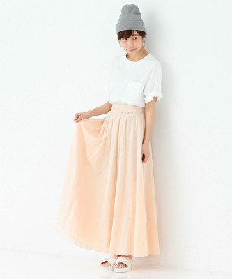 Another Editionギャザーロングスカート