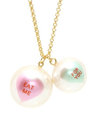 LOTUS PINK / BIG パール ネックレス