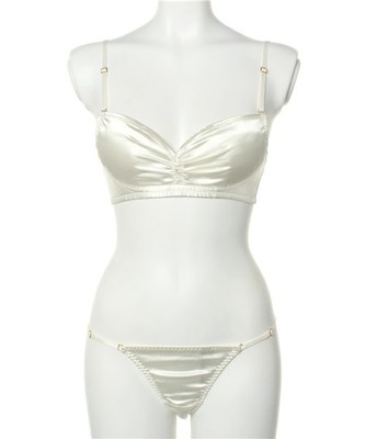 Pure SatinブラTバックセット