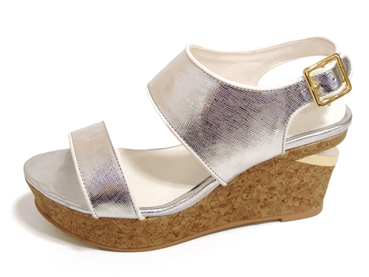 ダブルベルトウエッドサンダル