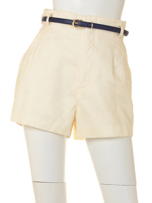 ベルト付ショートパンツ