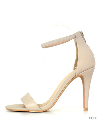 アンクルストラップバックジップサンダル