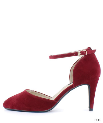 アンクルストラップセパレートパンプス