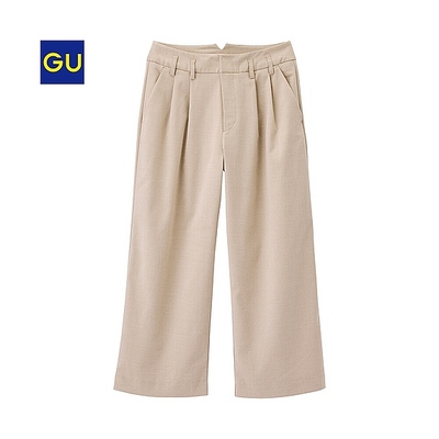 （GU）ツイードガウチョパンツ