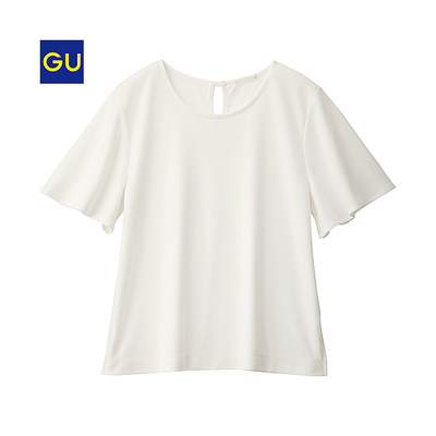（GU）フリルスリーブＴ（半袖）