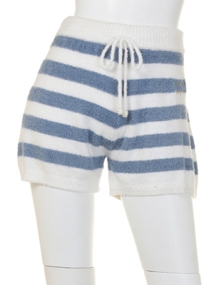 moco moco'スムーズィー'ボーダーショートパンツ