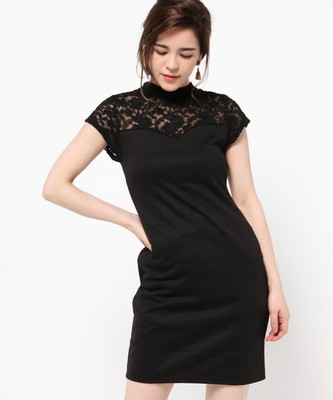 ANAP/アナップ LATINA ハイネックレースタイトワンピ