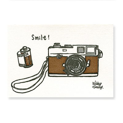 リュリュ 活版カード KIP−07 カメラ