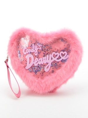 CANDY'S DEARY HEART CLUTCH BAG