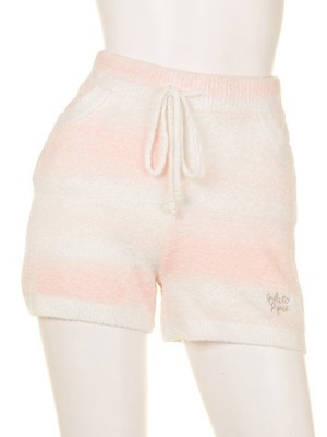 moco moco’スムーズィー’グラデーションボーダーショートパンツ