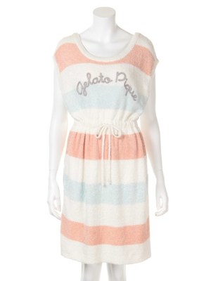 moco moco'スムーズィー'3ボーダードレス