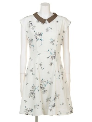 オリジナルサマーリリー柄ワンピース