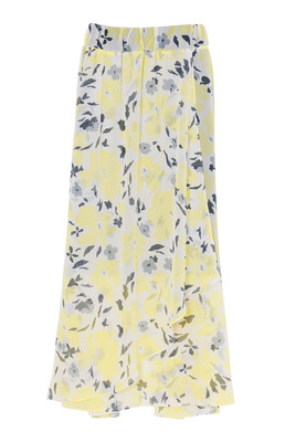 ヴィテージフラワーセミロングスカート